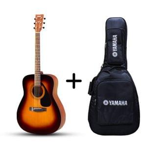Yamaha F280 TBS Tobacco Brown Sunburst Acoustic Guitar with Black Gig Bag Combo Package